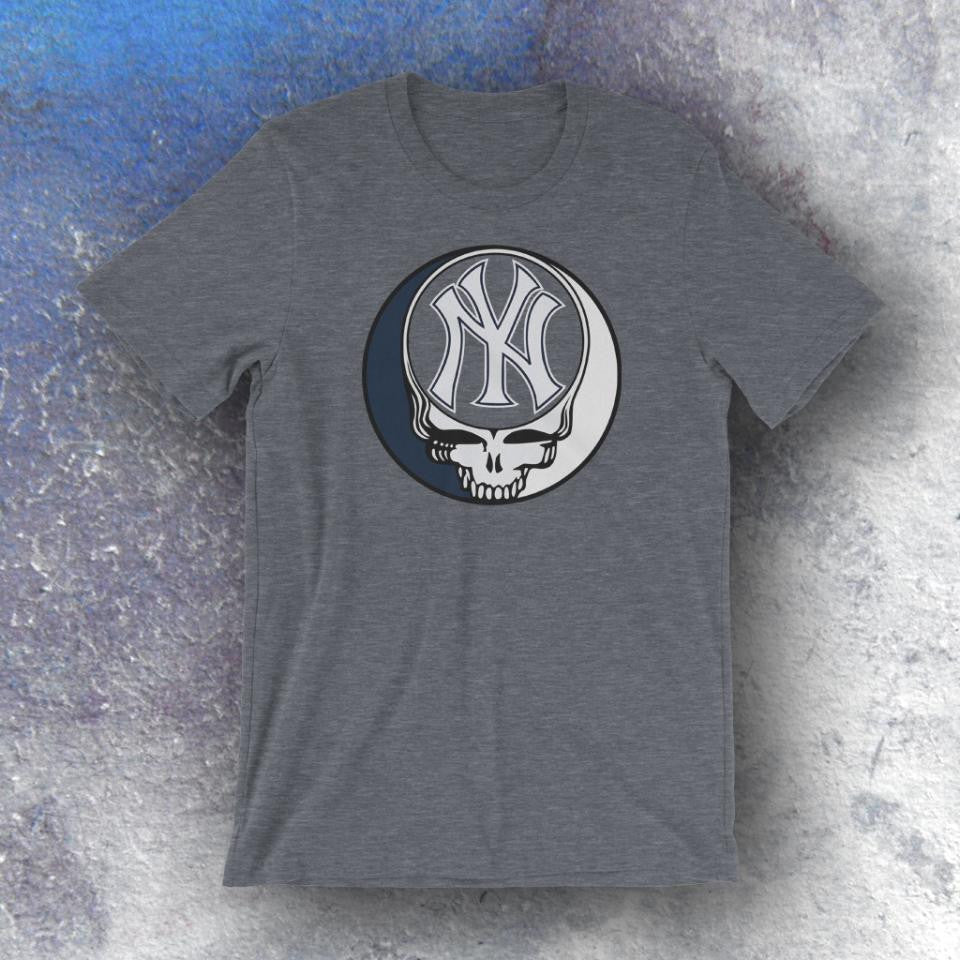 Awesome New York Yankees Grateful Dead Logo Bear Stealie shirt, hoodie,  sweater, longsleeve t-shirt